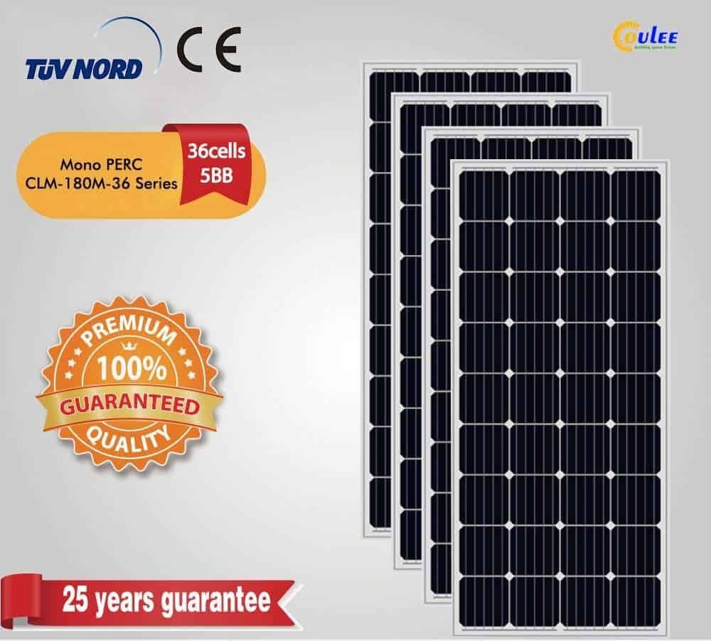 Mono PV Panels 180 Watt, Small Solar Panel 12V
