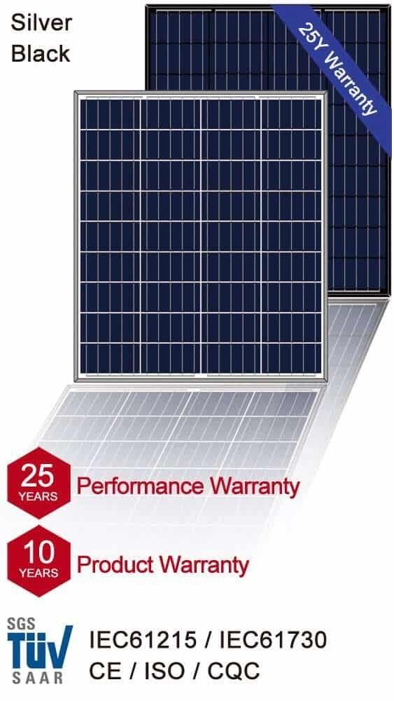 80W polykristallines Solarmodul