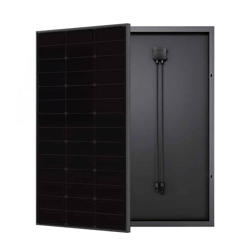 170W Black-on-Black Solar Panel with Back Contact Cells – Ultra-Clean Look